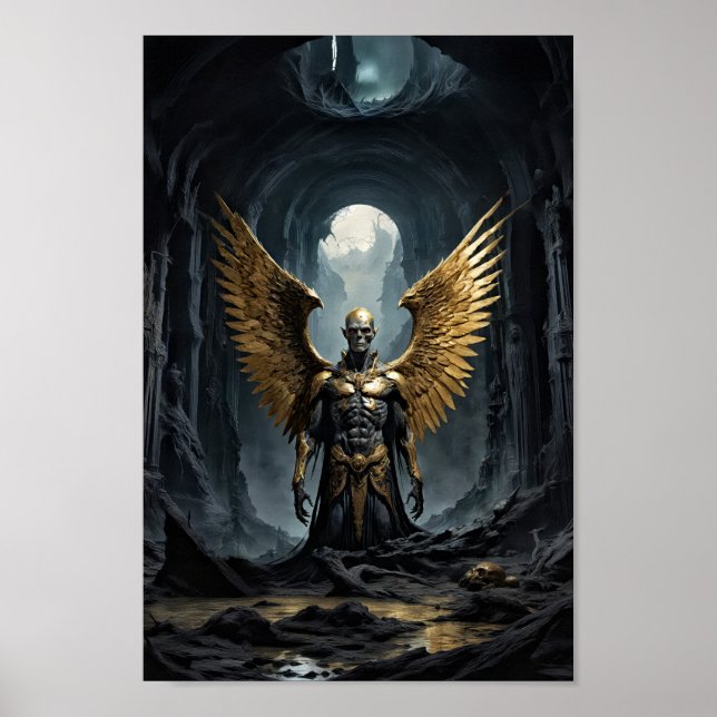 Poster O Anjo da ascensão da Morte (Frente)