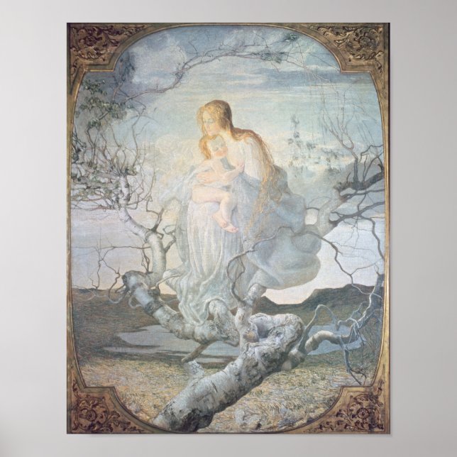 Pôster O Anjo da Vida, 1894 (Frente)