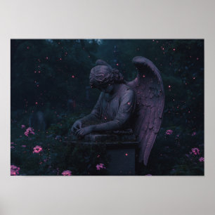 Poster O Anjo de Grivagem Ruínas de cemitério biolumine