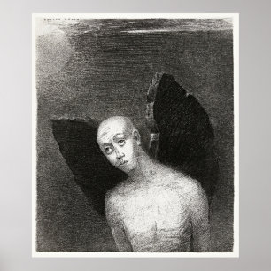 Poster O Anjo Fallen de Odilon Redon