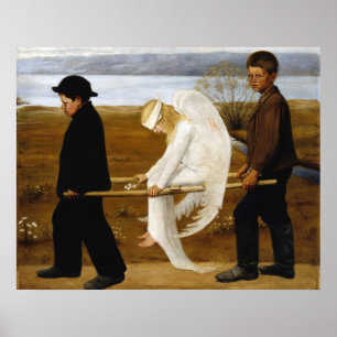 Poster O Anjo Ferido pela pintura de Hugo Simberg, 1903