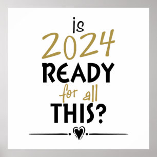 Poster O ano de 2024 está preparado para tudo isto