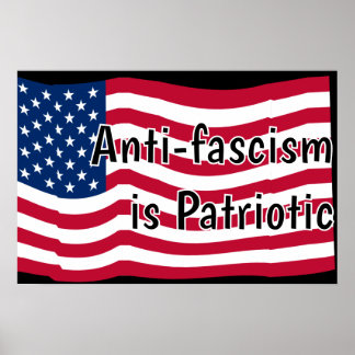 Poster O anti-fascismo é Patriótico