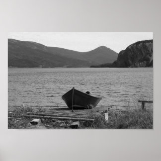 Pôster O Antigo Barco De Madeira