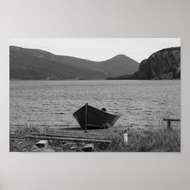 Pôster O Antigo Barco De Madeira (Frente)