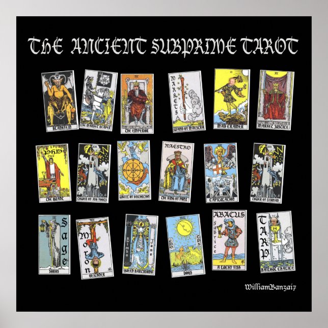 Poster O antigo subprime Tarot (Frente)