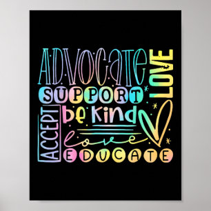 Poster O Apoio Ao Amor Aceita Ser Gentil