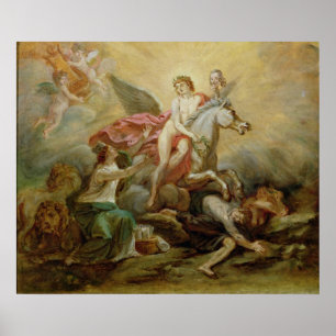 Pôster O Apotheosis de Voltaire, 1778