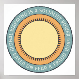 Poster O Aquecimento Global É Propaganda