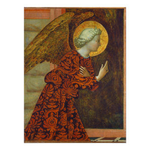 Pôster O arcanjo Gabriel, C. 1430 (tempera no painel)