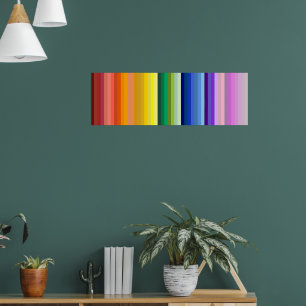 Poster O Arco-íris e Mais, um universo de cores 47 tons