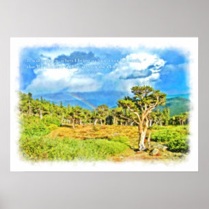 Pôster O arco-íris será visto na nuvem