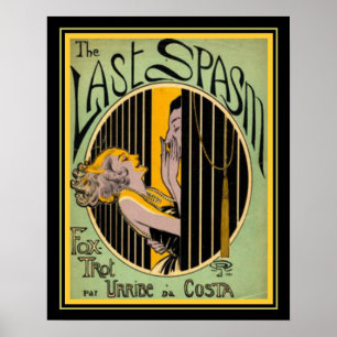 Poster "O art deco do último espasmo" Foxtrot o impress