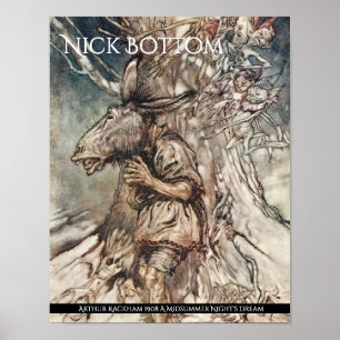 Poster O Arthur inferior ideal Rackham de noite de plenos