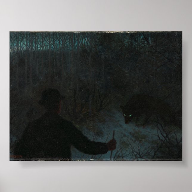 Poster O Ash Lad e o Lobo (Frente)