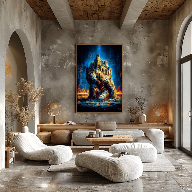 Poster O Atlas da Ruína – Expressionista Monumental (Criador carregado)