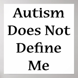 Pôster O autismo não me define