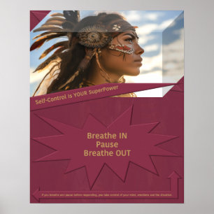 Poster O autocontrolo é o seu SuperPower