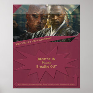 Poster O autocontrolo é o seu SuperPower