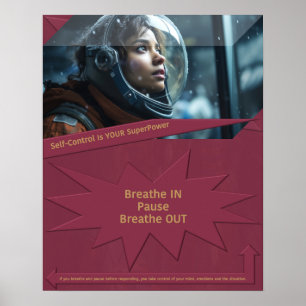 Poster O autocontrolo é o seu SuperPower