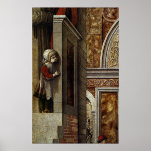 Pôster O aviso com St. Emidius, 1486