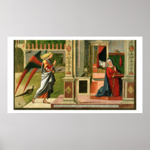 Pôster O aviso (óleo no painel) (detalhe de 120955)