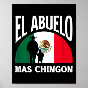 Poster O avô mais chingon avô mexicano engraçado O abu