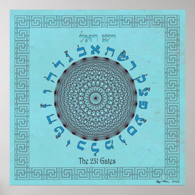 Poster O azul do céu de 231 Gates (Frente)