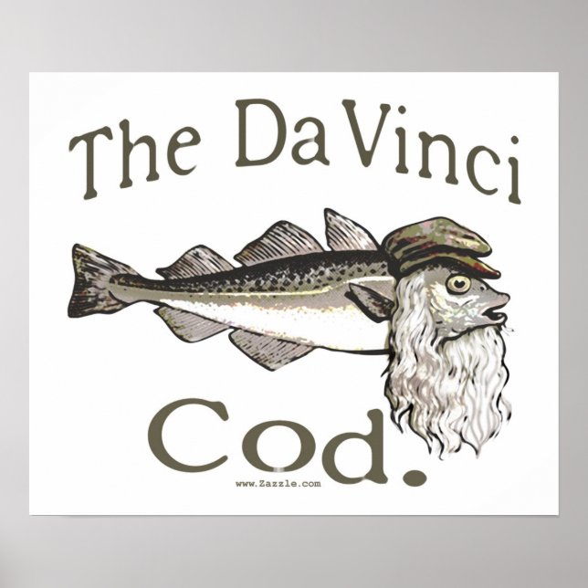 Poster O Bacalhau Da Vinci (Frente)