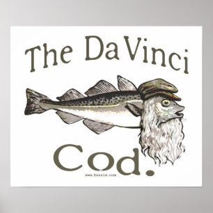 Poster O bacalhau de da Vinci