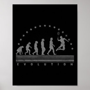 Poster O Badminton Evolui O Trapaceiro Masculino