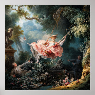 Poster O Balanço por Jean-Honore Fragonard