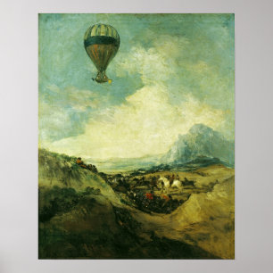 Pôster O balão ou, a subida do Montgolfier