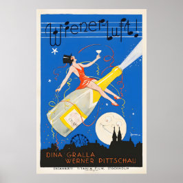 Poster O Balé Arquiduque, Wiener Luft (1926) Austríaco