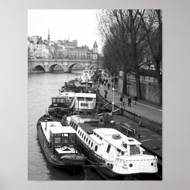 Poster O Banco da Esquerda, Paris (Frente)