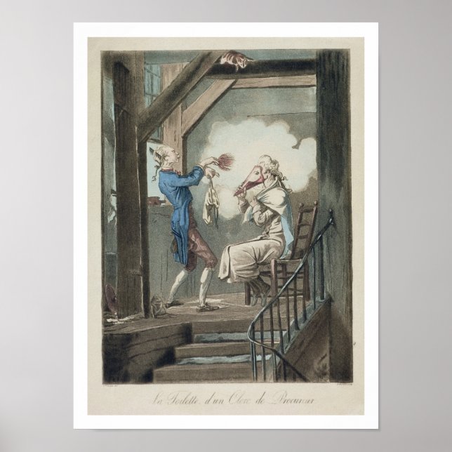 Pôster O Banheiro de um Escritor de Advogados, gravado po (Frente)