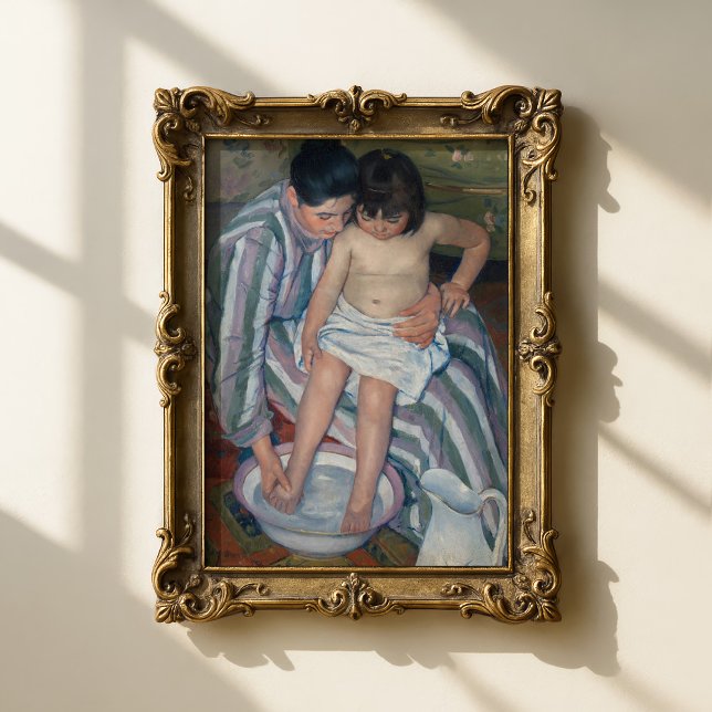 Poster O Banho da Criança | Mary Cassatt (Criador carregado)