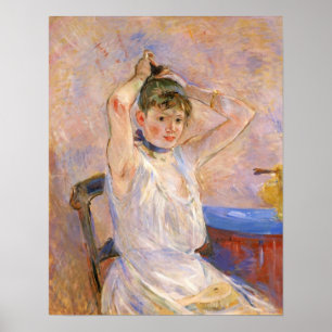 Pôster O banho por Berthe Morisot