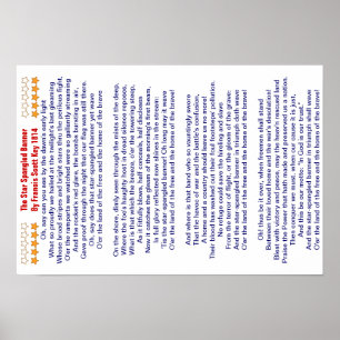 Pôster O Banner Star Spangled *