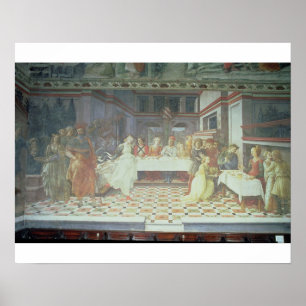 Pôster O banquete de Herod, do ciclo das vidas de