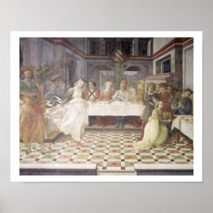Pôster O banquete de Herod (fresco) (veja igualmente