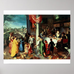 Poster O Banquete de inverno, reunindo-se no Estado da Ba