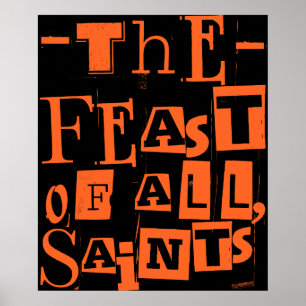 Poster O Banquete De Todos Os Santos Católicos De Todos O