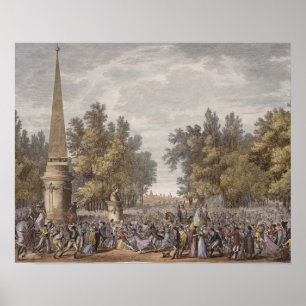 Poster O banquete de Virgil em Mantua, 24 Vendemiaire,