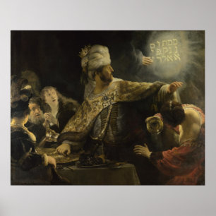 Pôster O banquete do Belshazzar