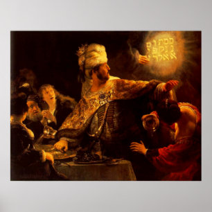 Pôster O banquete do Belshazzar