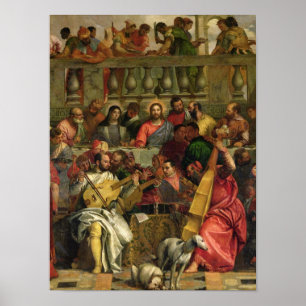 Pôster O banquete do casamento em Cana