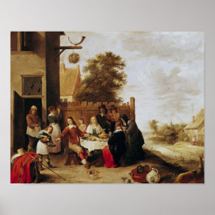Pôster O banquete do filho Prodigal, 1644