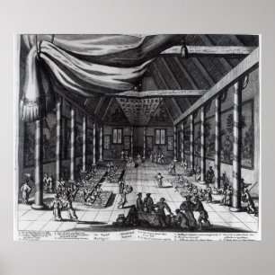 Pôster O banquete real, ilustração
