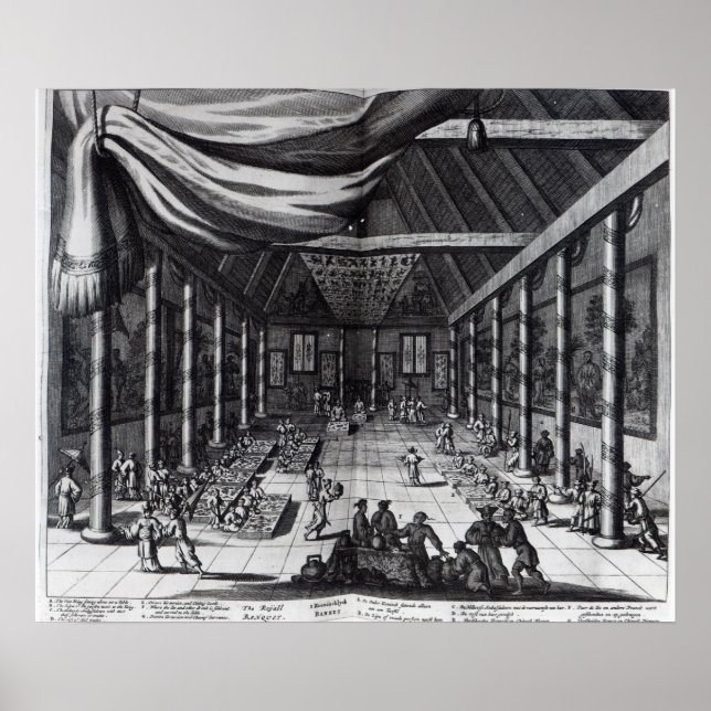 Pôster O Banquete Real, ilustração (Frente)